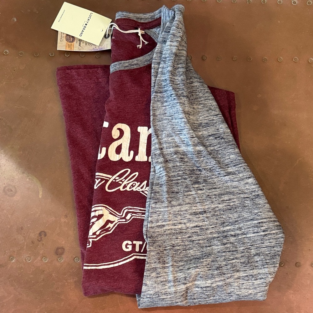 2 Brand New Lucky 3rd Quarter sleeved Shirt and Grey Label Hooded Jacket - Picture 3 of 10
